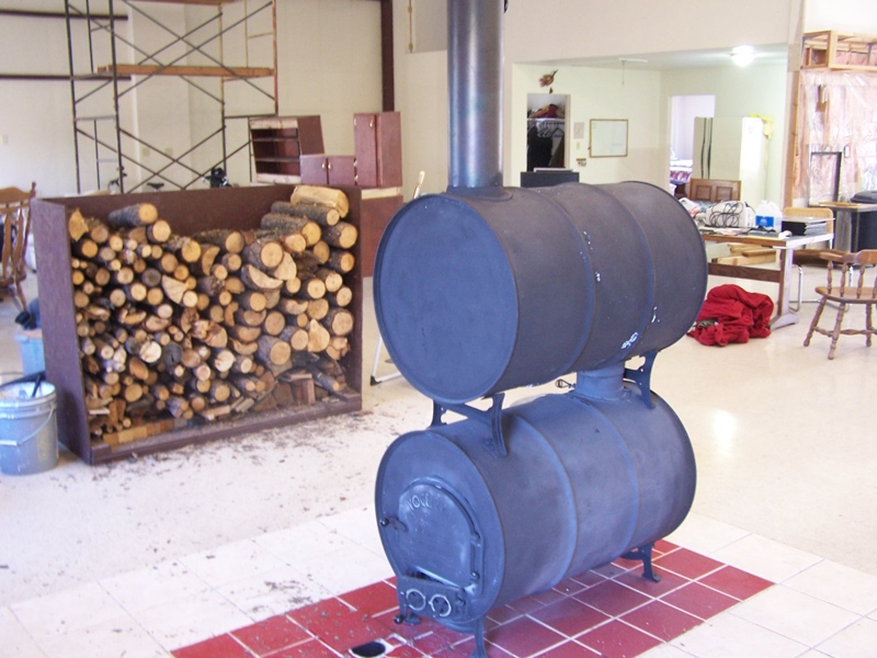 17 barrel stove